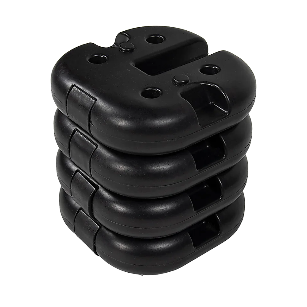 4pcs Outdoor Canopy Tent Leg Weights Anchor Stand Heavy Duty Gazebo Discs Base - Mekamart Australia