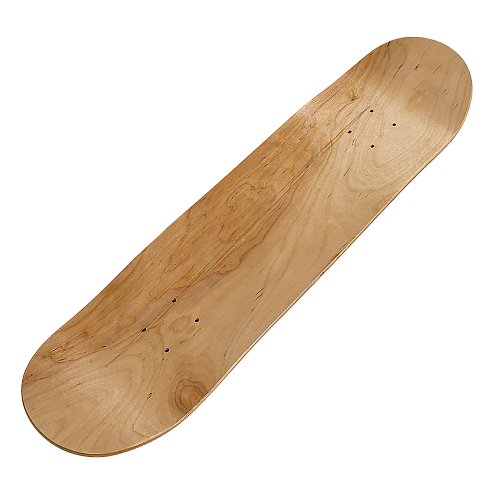 7 Layers Skateboard Deck Natural Wood Maple Double Concave Blank Skate Board DIY - Mekamart Australia