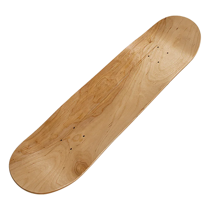 7 Layers Skateboard Deck Natural Wood Maple Double Concave Blank Skate Board DIY - Mekamart Australia