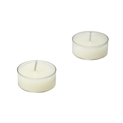 Bulk Buy Unscented SOY WAX Tealights, Soy Wax Tealight Candles - (100pc per set) - Mekamart Australia