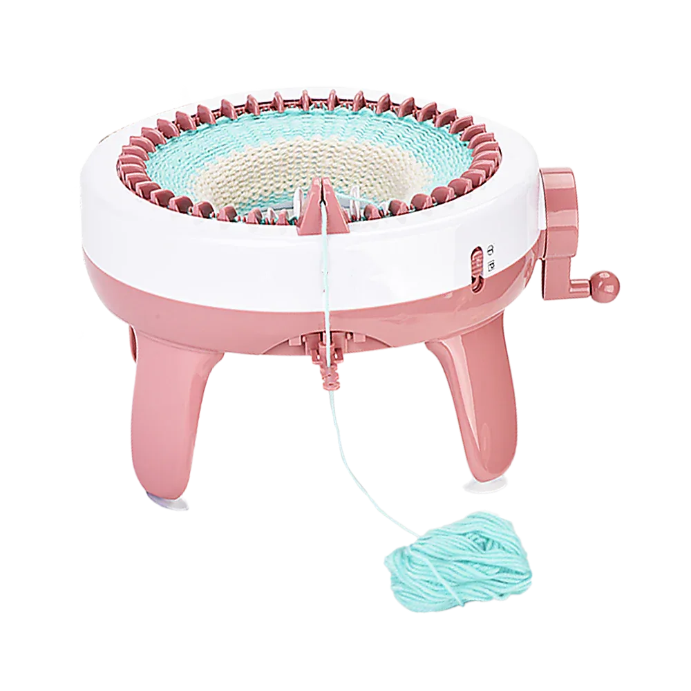 DIY Knitting Machine Smart Weaving Knit Rotating Kids Toy Scarf Sock Hat Gift - Mekamart Australia