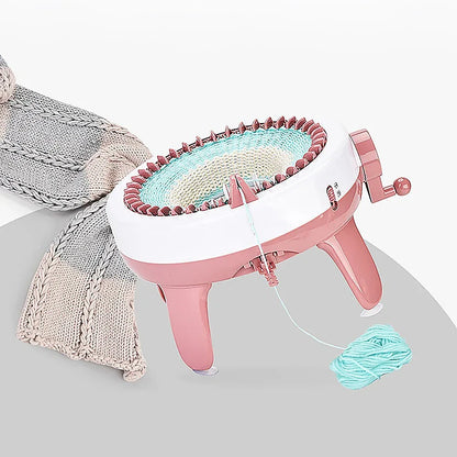 DIY Knitting Machine Smart Weaving Knit Rotating Kids Toy Scarf Sock Hat Gift - Mekamart Australia