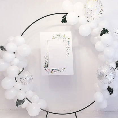 2M Wedding Hoop Round Circle Arch Backdrop Flower Display Stand Frame Background - Mekamart Australia