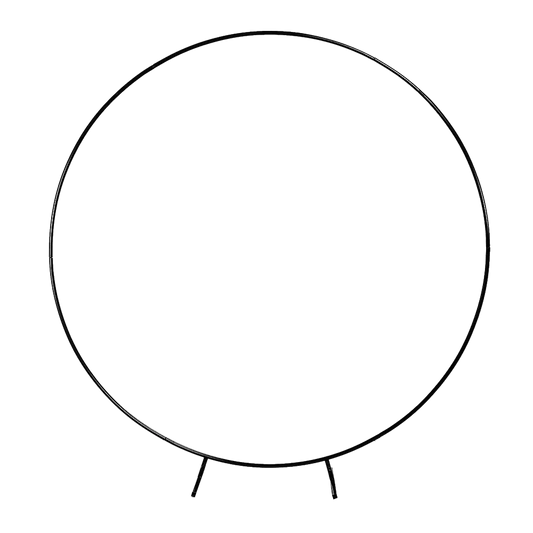 2M Wedding Hoop Round Circle Arch Backdrop Flower Display Stand Frame Background - Mekamart Australia