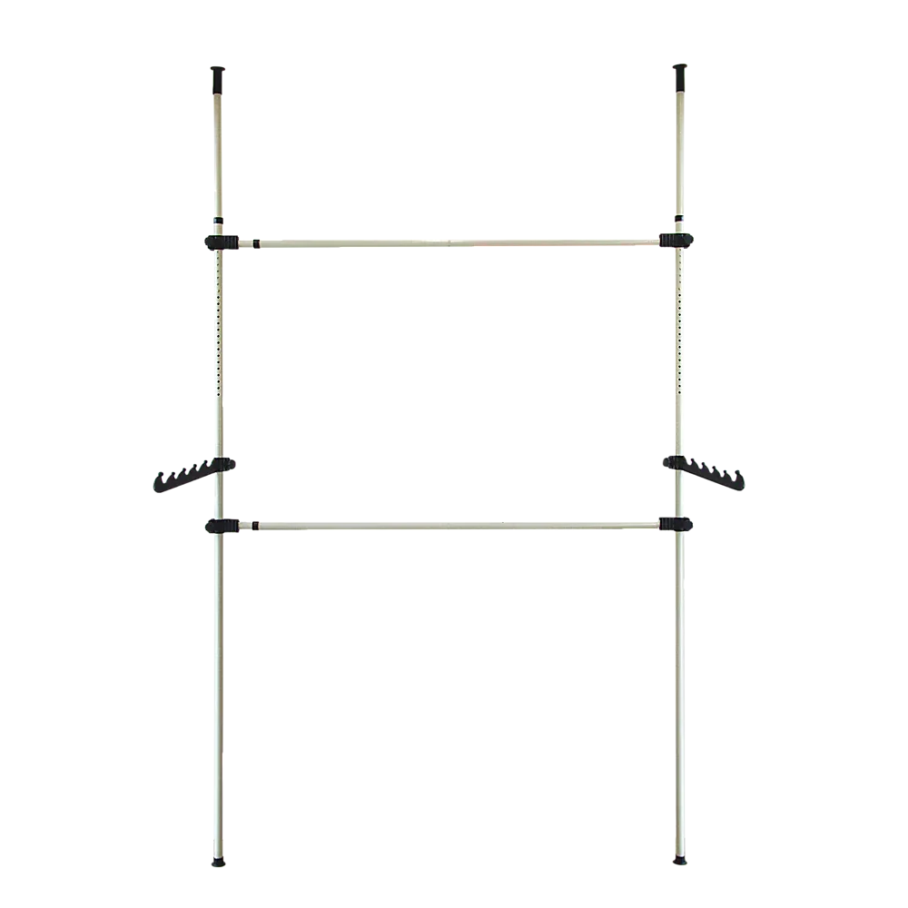 Heavy Duty Adjust Clothes Rail Storage Garment Shelf Hanging Display Stand Rack - Mekamart Australia