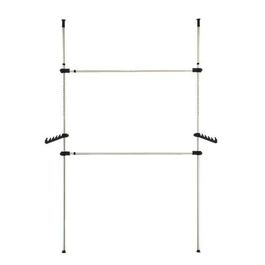 Heavy Duty Adjust Clothes Rail Storage Garment Shelf Hanging Display Stand Rack - Mekamart Australia