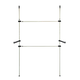 Heavy Duty Adjust Clothes Rail Storage Garment Shelf Hanging Display Stand Rack - Mekamart Australia