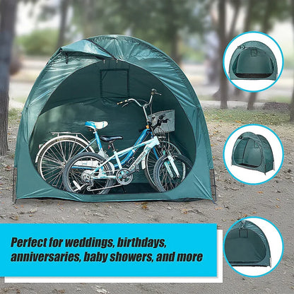 Bicycle Shelter Outdoor Bike Cave Garden Bike Storage Shed Tent Travel - Mekamart Australia