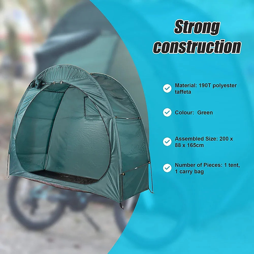 Bicycle Shelter Outdoor Bike Cave Garden Bike Storage Shed Tent Travel - Mekamart Australia