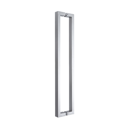 Entrance Door Pull Handle Brushed satin 800mm