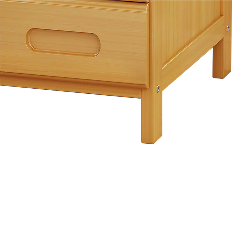 Bamboo Bedside Table Nightstand Storage Bedroom Sofa Side Stand - Mekamart Australia