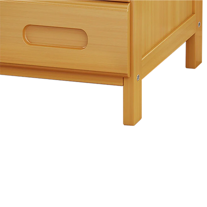 Bamboo Bedside Table Nightstand Storage Bedroom Sofa Side Stand - Mekamart Australia