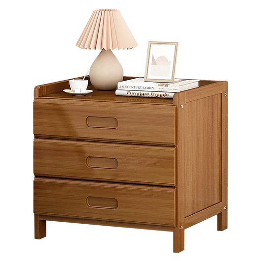 Bamboo Bedside Table Nightstand Storage Bedroom Sofa Side Stand - Mekamart Australia
