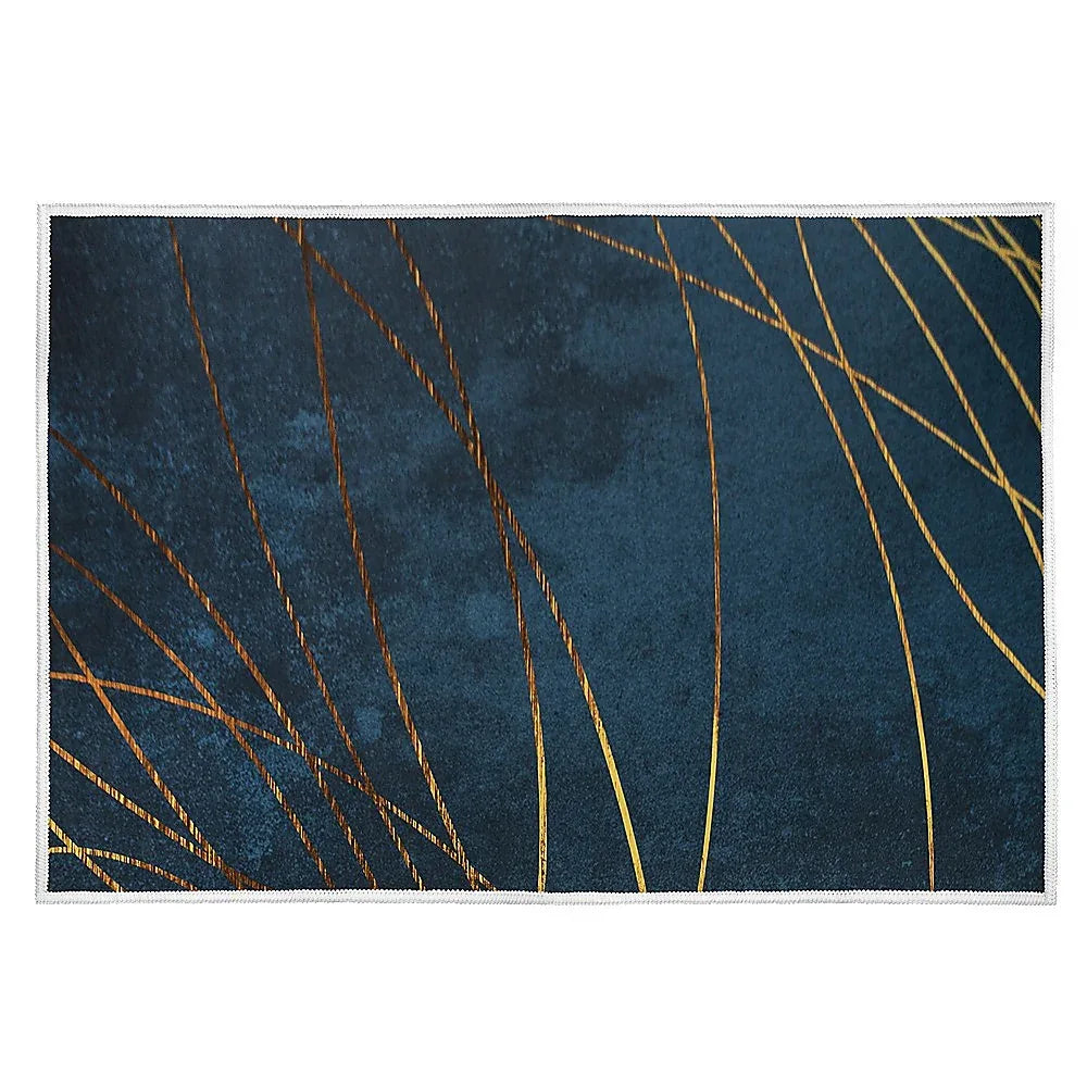 200x300cm Large Floor Teal Blue Rug – Modern Area Carpet for Bedroom & Lounge - Mekamart Australia