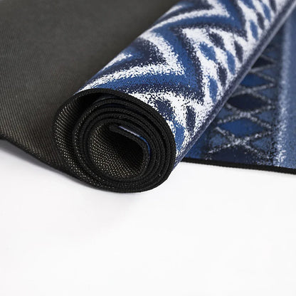 200x300cm Large Floor Blue Ethnic Rug – Modern Area Carpet for Bedroom & Lounge - Mekamart Australia