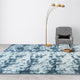 200x300cm Large Floor Soft Blue Fluffy Rug – Modern Area Carpet for Bedroom & Lounge - Mekamart Australia