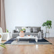 200x300cm Large Floor Blue Abstract Rug – Modern Area Carpet for Bedroom & Lounge - Mekamart Australia