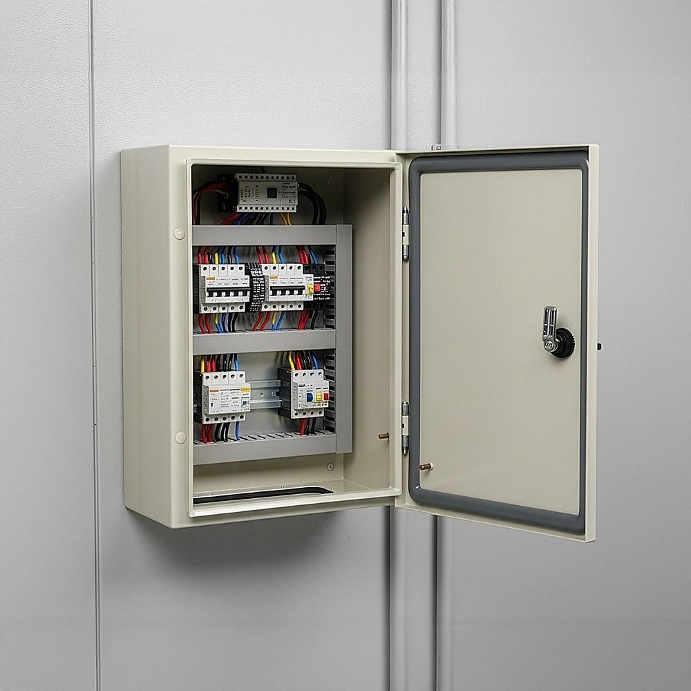 Carbon Steel Electrical Enclosure Box IP65 Wall Mount 400 x 300 x 200 mm