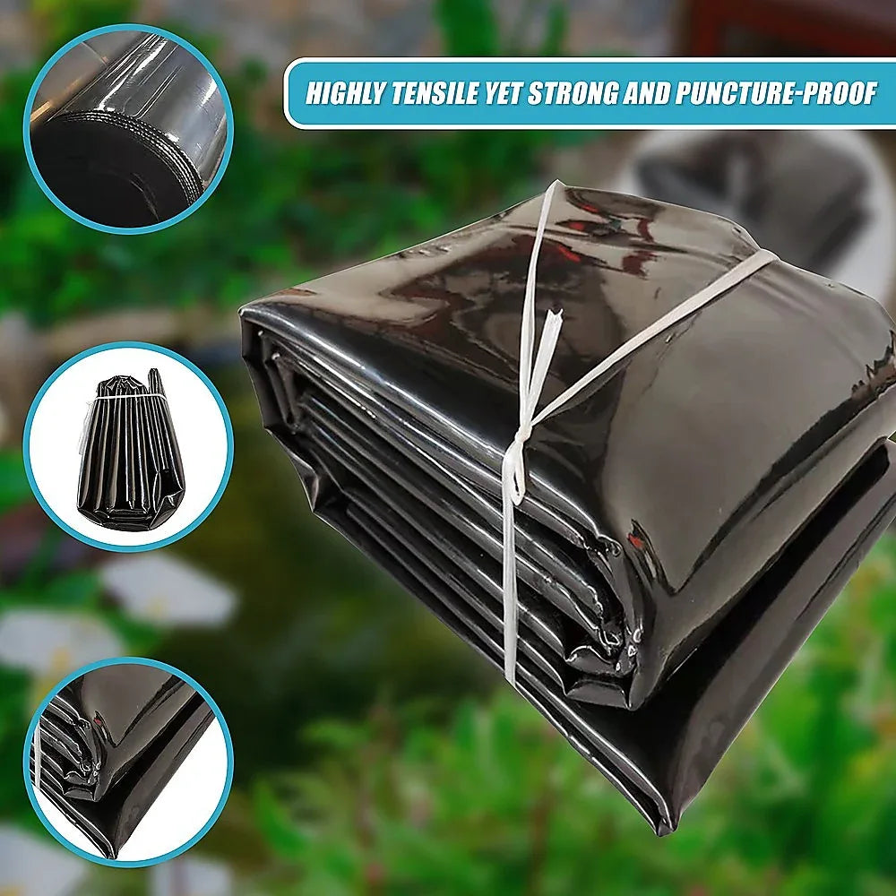 Fish Pond Liner 3 x 4.6m x 0.5mm Garden Pool Membrane Reinforced - Mekamart Australia