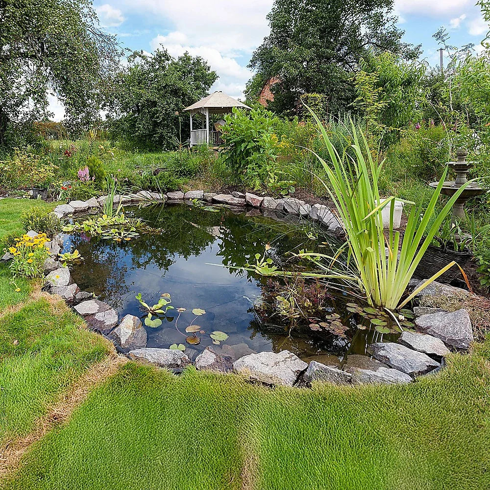 Fish Pond Liner 3 x 4.6m x 0.5mm Garden Pool Membrane Reinforced - Mekamart Australia