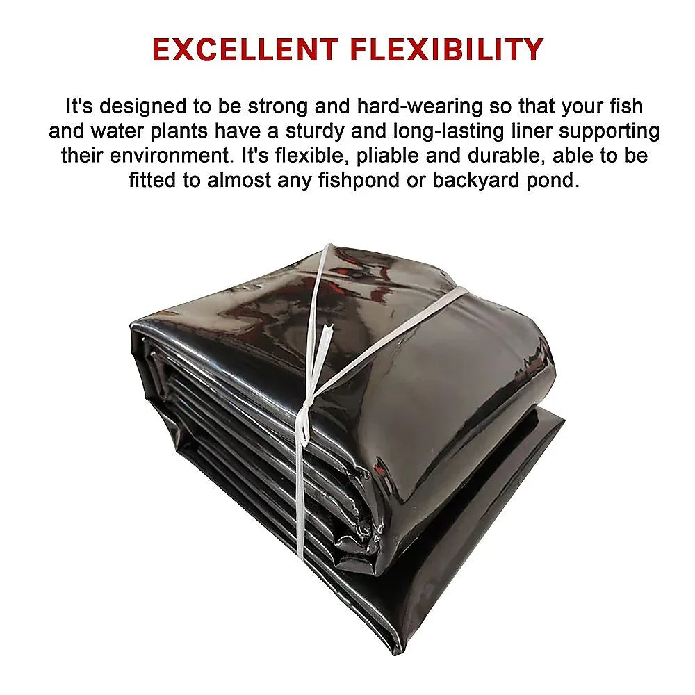 Fish Pond Liner 3 x 4.6m x 0.5mm Garden Pool Membrane Reinforced - Mekamart Australia