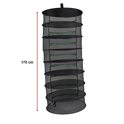 Herb Drying Rack Net 8 Layer Dryer Mesh Hanging Dryer Rack Zipper Dry Rack - Mekamart Australia