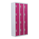 12-Door Locker for Office Gym Shed School Home Storage - Padlock-operated