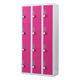 12-Door Locker for Office Gym Shed School Home Storage - 4-Digit Combination Lock