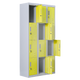12-Door Locker for Office Gym Shed School Home Storage - Padlock-operated