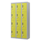 12-Door Locker for Office Gym Shed School Home Storage - 3-Digit Combination Lock