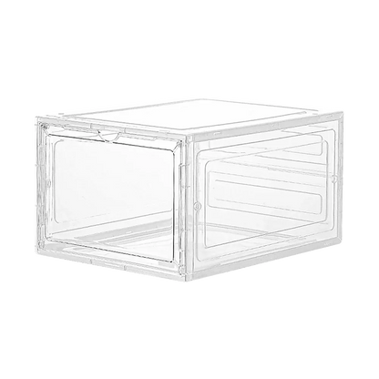 Sneaker Display Case Shoe Storage Organizer Box Stackable Plastic Clear Magnetic - Mekamart Australia