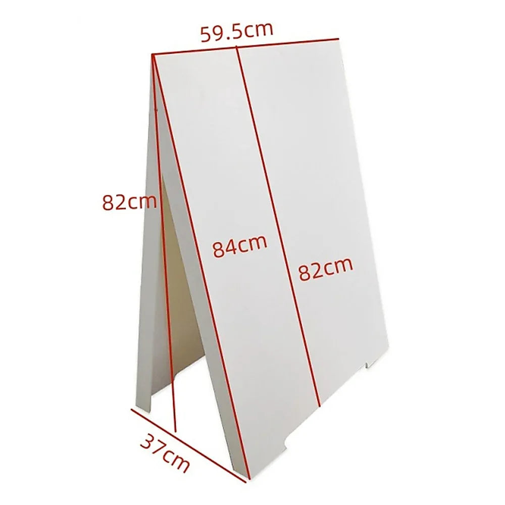 Double Side Sidewalk A-frame Sign Sandwich Board holds Graphic Plastic Panels - Mekamart Australia