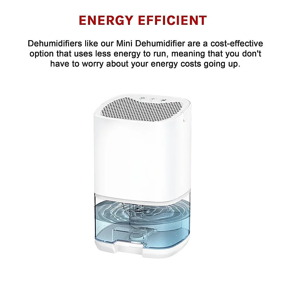 1000ML Mini Dehumidifier Portable Air Dryer Office Moisture Absorber Machine - Mekamart Australia