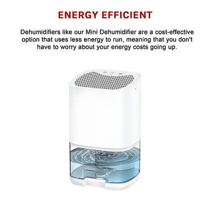 1000ML Mini Dehumidifier Portable Air Dryer Office Moisture Absorber Machine - Mekamart Australia