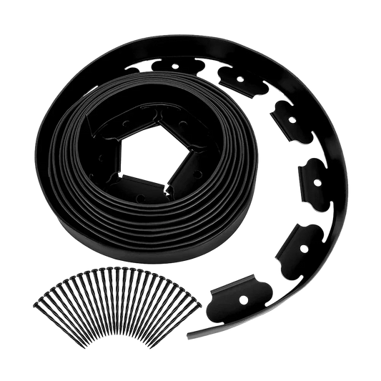 Landscape No Dig Lawn Garden Edging Kit 10m Flexible Durable Border Paver - Mekamart Australia