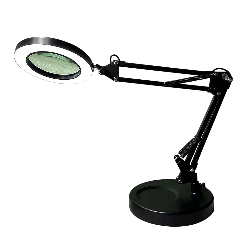 10X Magnifying Glass Desk Light Magnifier LED Lamp Reading Lamp With Base - Mekamart Australia
