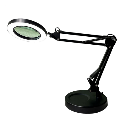 10X Magnifying Glass Desk Light Magnifier LED Lamp Reading Lamp With Base - Mekamart Australia