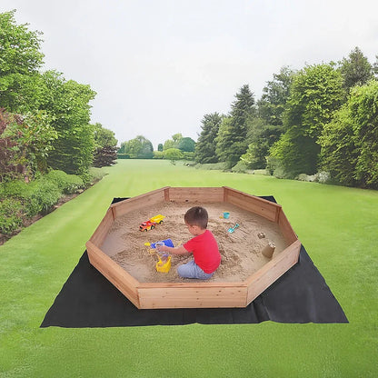 Kids Sand Pit Large Octagonal Wooden Sandpit - Mekamart Australia