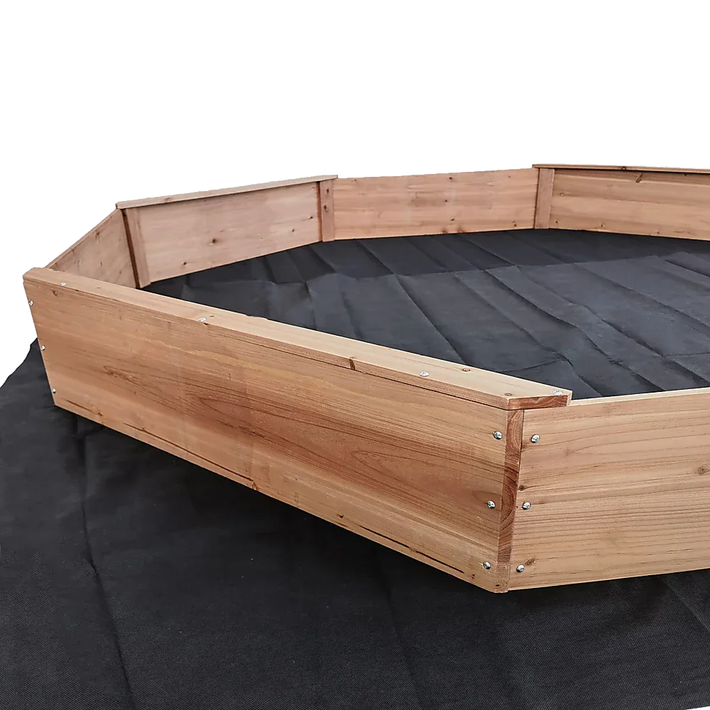 Kids Sand Pit Large Octagonal Wooden Sandpit - Mekamart Australia