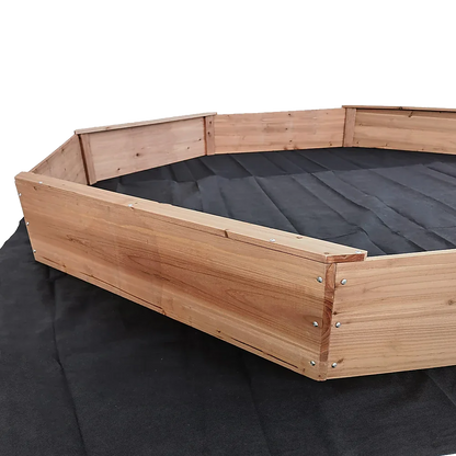 Kids Sand Pit Large Octagonal Wooden Sandpit - Mekamart Australia