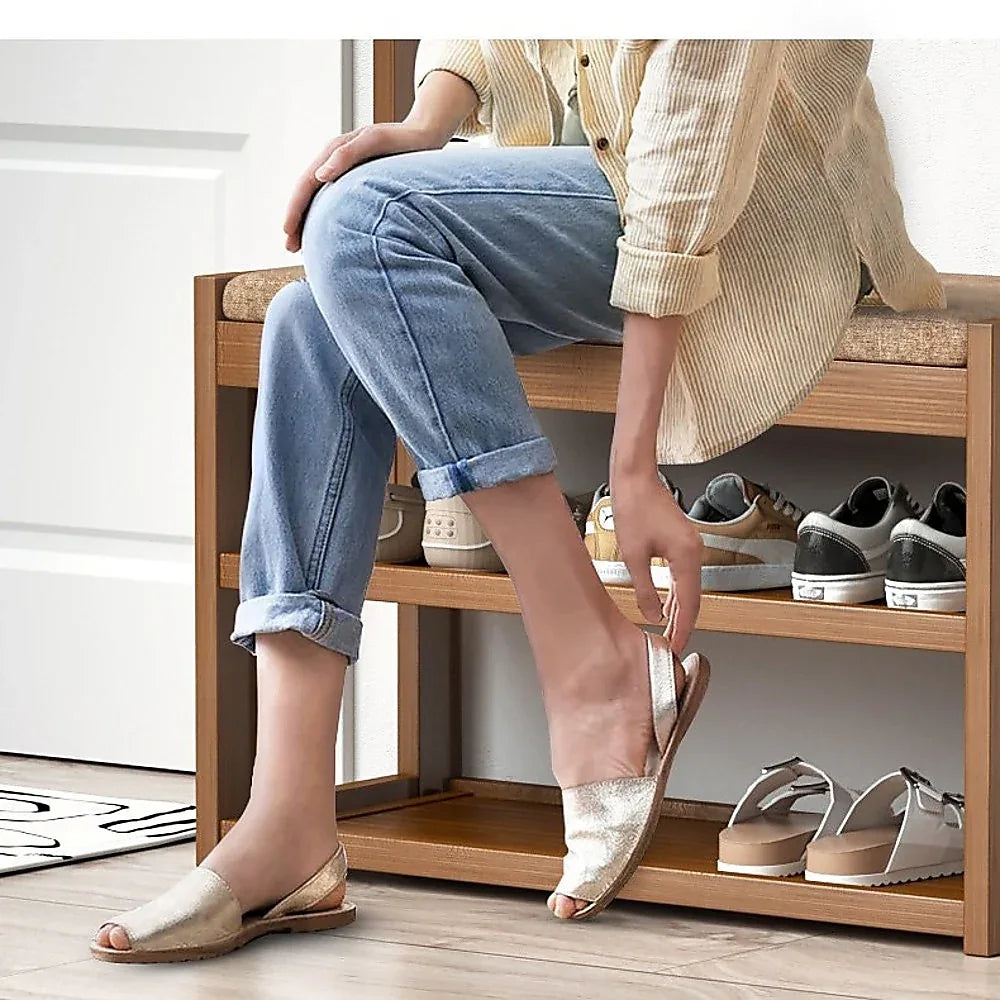 97x168cm Hallway Bench Coat Rack Stand Multifunctional Hall Shelf Entryway - Mekamart Australia