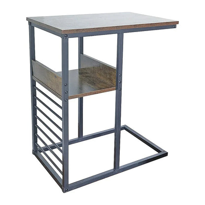 Sofa Side End Table Wooden Shelf Couch Living Nightstand - Mekamart Australia