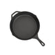 Non-stick Frying Pan Cast Iron Steak Skillet Round BBQ Grill Cookware 30cm - Mekamart Australia
