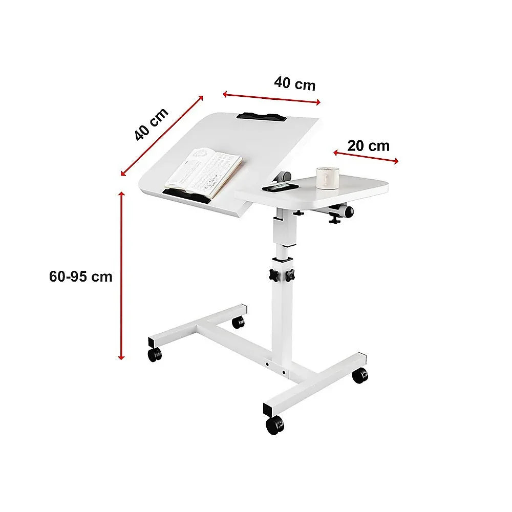 Laptop Desk Portable Mobile Computer Table Stand Adjustable Bed Study - Mekamart Australia