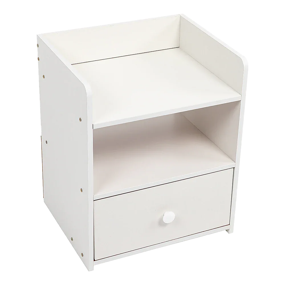 Bedside Tables Side Table Nightstand Storage Drawer Shelf Bedroom - Mekamart Australia