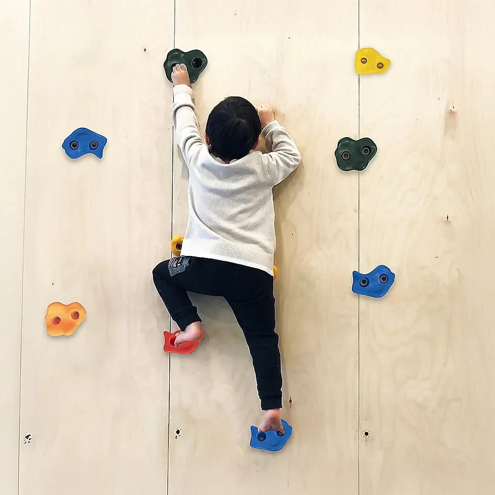 Deluxe 10 x Holds for Rock Climbing Wall Kids Outdoor Playground - Mekamart Australia