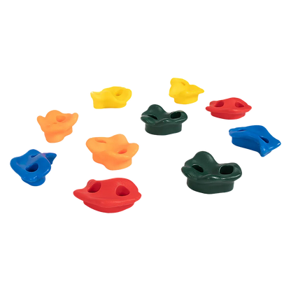 Deluxe 10 x Holds for Rock Climbing Wall Kids Outdoor Playground - Mekamart Australia