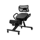 Ergonomic Kneeling Posture Chair with Backrest Adjustable Height and Casters - Mekamart Australia