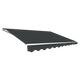 Outdoor Folding Arm Awning Retractable Sunshade Canopy Grey 5.0m x 2.5m - Mekamart Australia