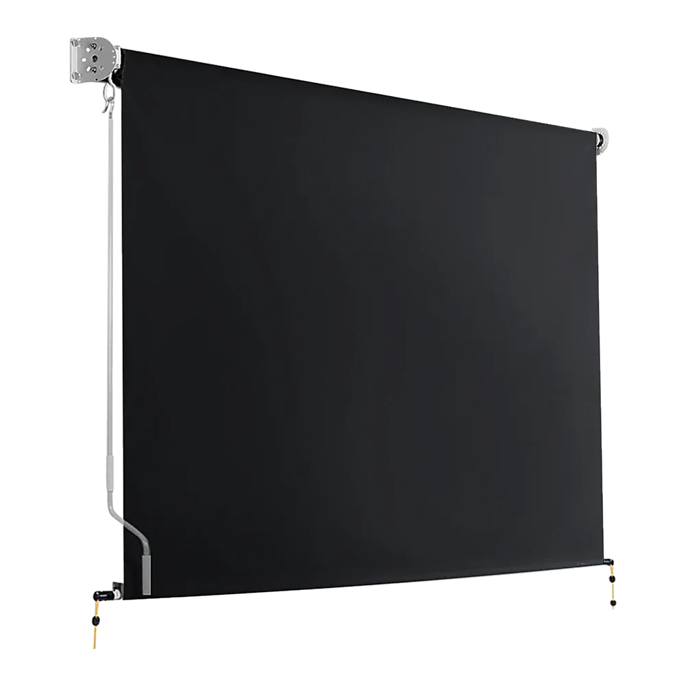 Retractable Straight Drop Roll Down Awning Garden Patio Screen 3.0X2.5M - Mekamart Australia